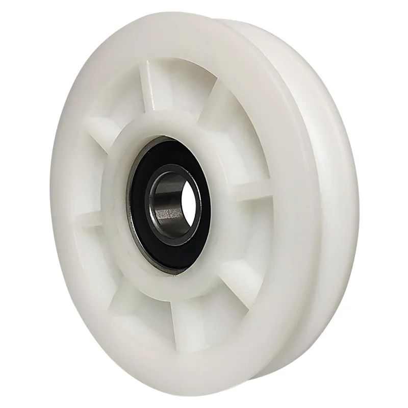 Suitable for Elevator 90 Door Hanging Wheel Living Room Nylon Door Hanging Wheel Diameter **90*18*6202/6203 Freight Ladde