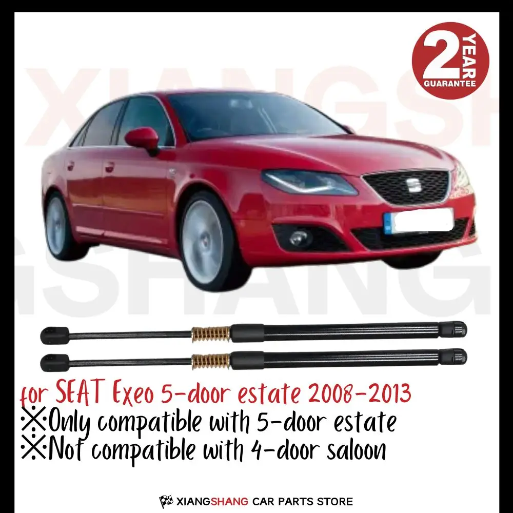 

2pcs Rear Damper for SEAT Exeo 5-door estate 2008-2013 WITH SPRING Trunk Boot Gas Charged Gas Struts
