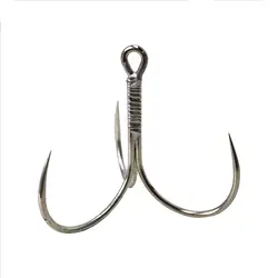 Carbon Steel Treble Hooks Super Sharp Triple Anchor Hooks For Sea Trolling Fishing Anzuelos De Pesca Mar Pesca Fishing Tackle