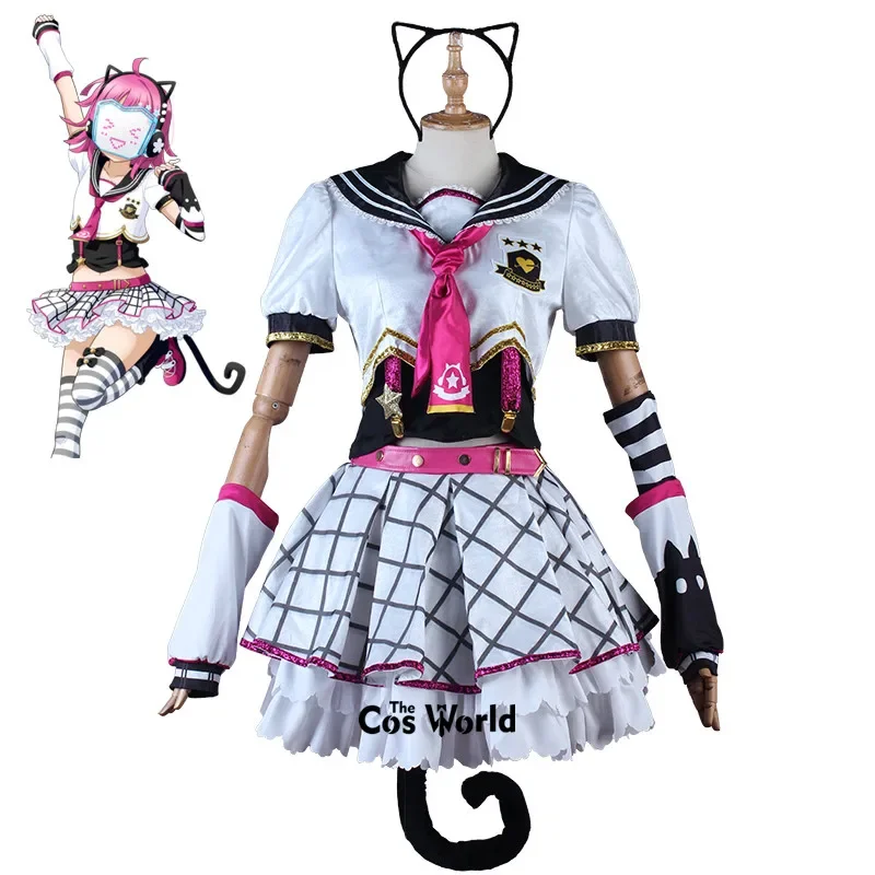 Uniforme de Cosplay de Dessin Animé Love Live, Tenue de Scène en Solo, Nijigasaki, Tenouji, Rina