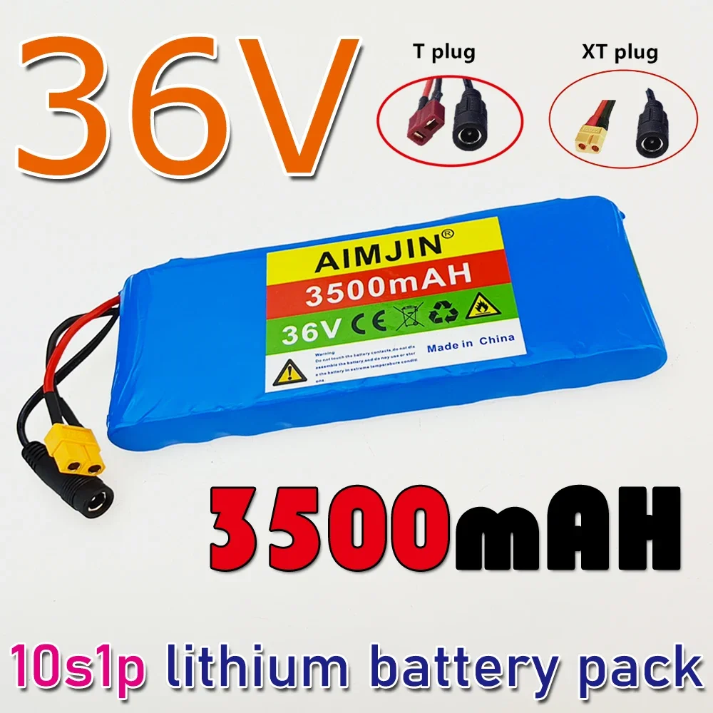 

high-quality 10S1P 36V 3500Ah 18650 rechargeable lithium-ion battery pack with built-in BMS circuit protection board