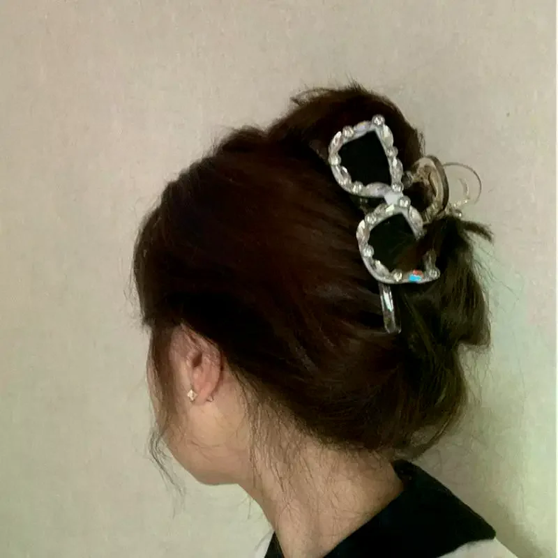 1Pcs Personalized Border Headband New High-end Sparkling Rhinestone Glasses With Clip Style Hair Accessory