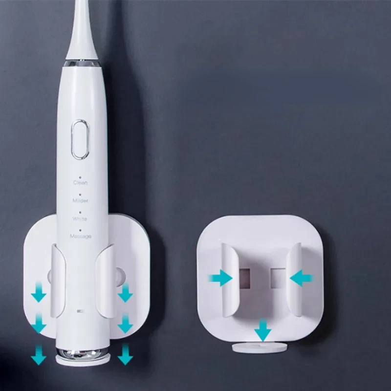 Telescopic Gravity-Sensing Electric Toothbrush Holder Wall Hanging Couple Toothbrush Drain Storage Bathroom Organizer