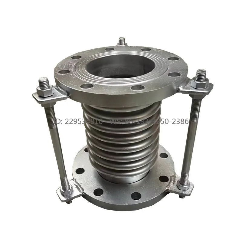 JDZ stainless steel corrugated compensator welded metal flange hose DN40 50 65 80 100 150 200