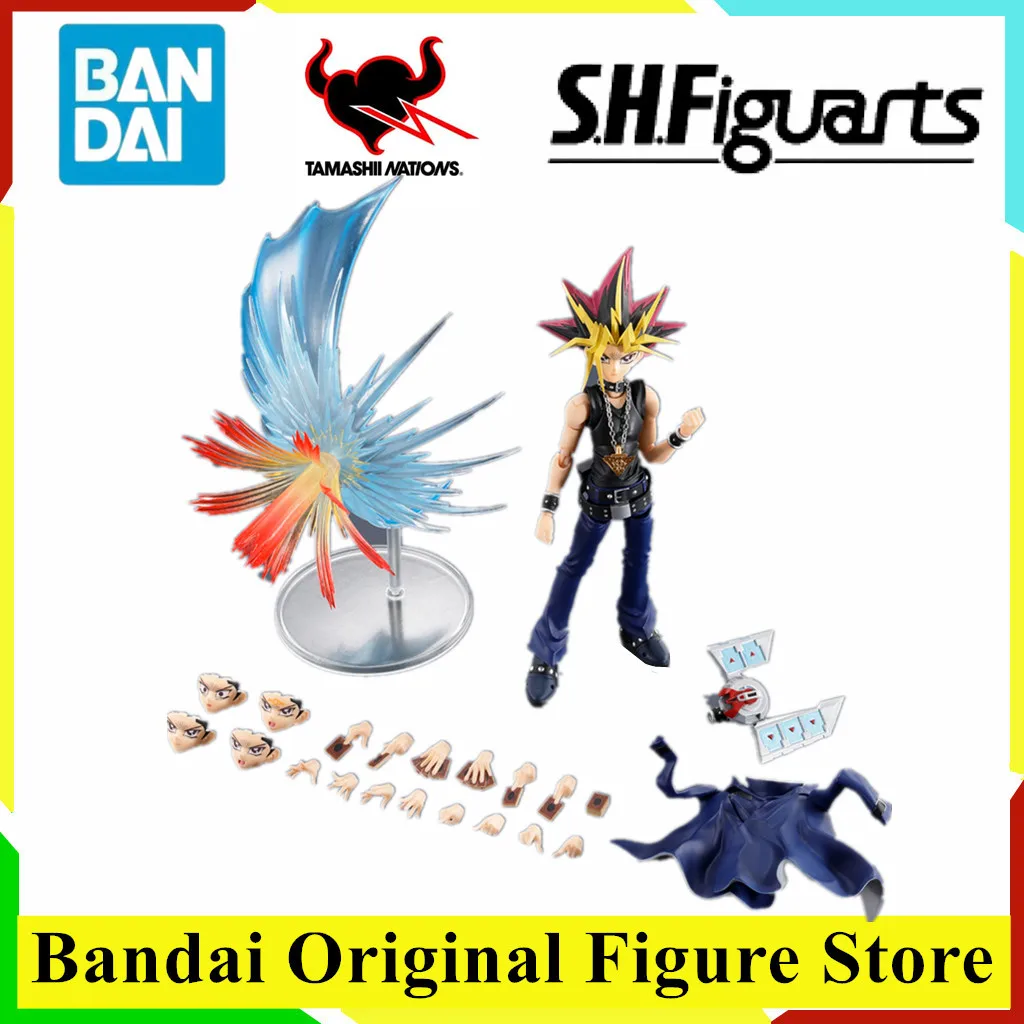 

Original BANDAI S.H.Figuarts Yami Yugi Yu-Gi-Oh! Duel Monsters Action Figure Toys PVC Model Collection Anime Figurine Gift