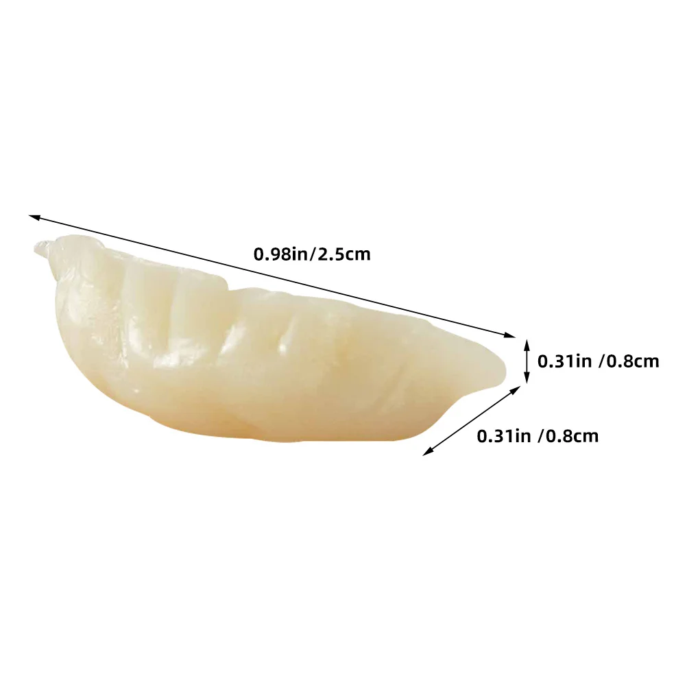 12Pcs Simulation Dumplings Mini Artificial Fake Dumpling Models Realistic Photography Props Kitchen Decor Simulation Dumplings