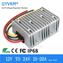 DC DC Converter 12V to 24V 20A 480W Boost Module 9-20V to 24V Boost Converter 12 to 24 Voltage Converter Boost Module 12V 24V