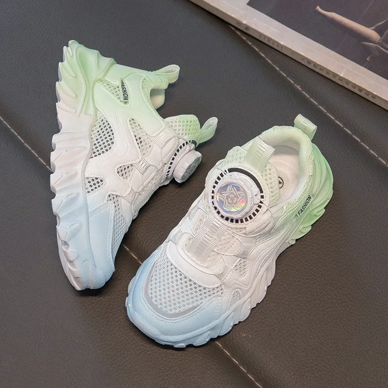 

Новая стильная детская повседневная обувь для тенниса, кроссовки с сеткой, популярные кроссовки, летние дышащие школьные спортивные кроссовки с сеткой, детская обувь