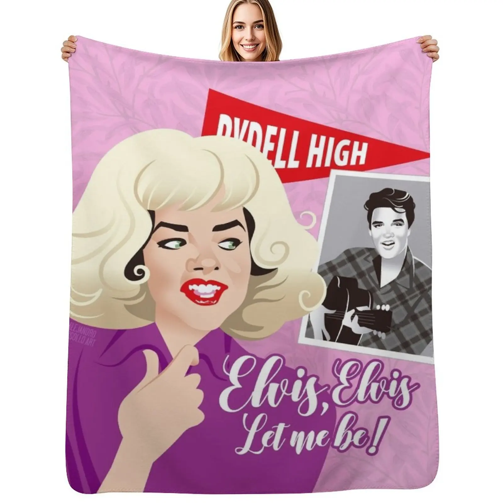 Let me be! Throw Blanket Soft Thermals For Travel for sofa Stuffeds Plaid on the sofa Beach Blankets