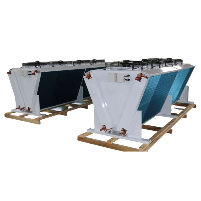 

High Heat Exchange Air Condensers Refrigeration Parts Vertical Condenser for Condensing Units