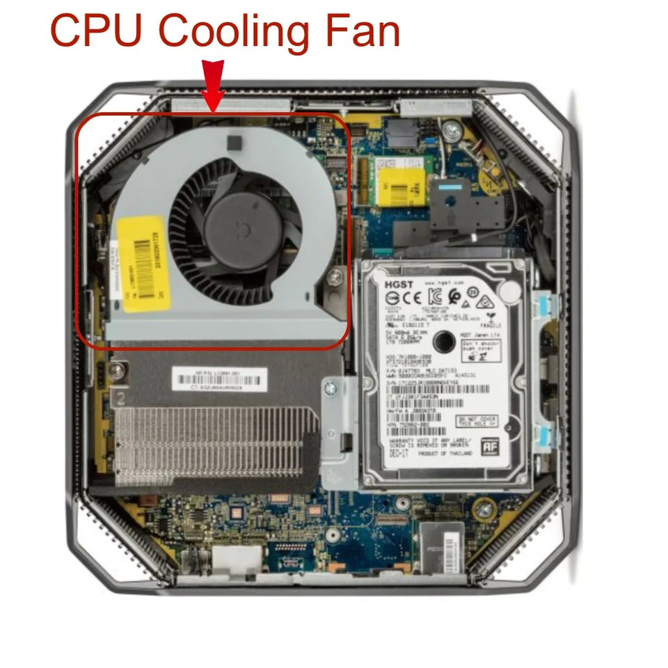 Windowsデスクトップ fan JiaHP Z2 SFF G4 WorkstationXeon Computer CPU Cooling Fan for HP Z2 Mini G4 Workstations, BUC1012VN