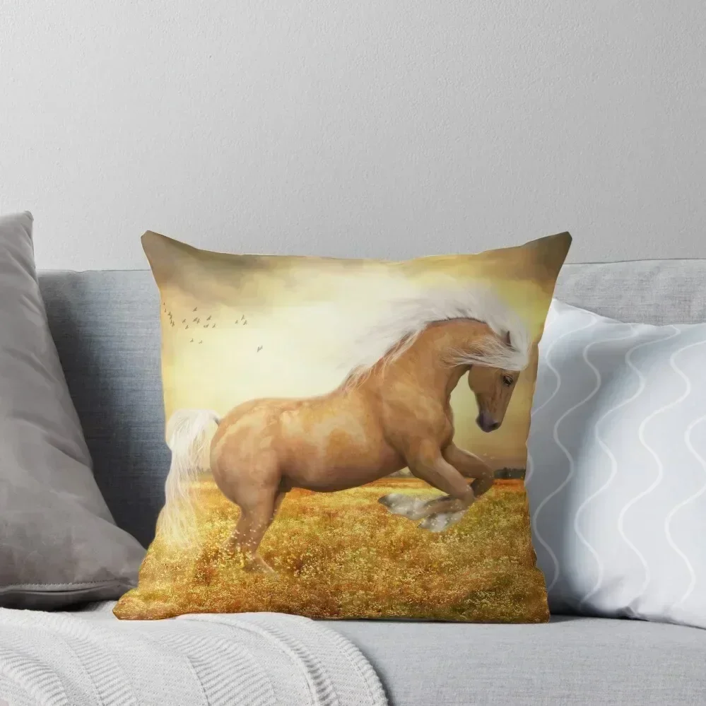 

Palomino Horse Sundance Throw Pillow Cushions For Children Custom Cushion Photo Christmas Pillowcase pillow