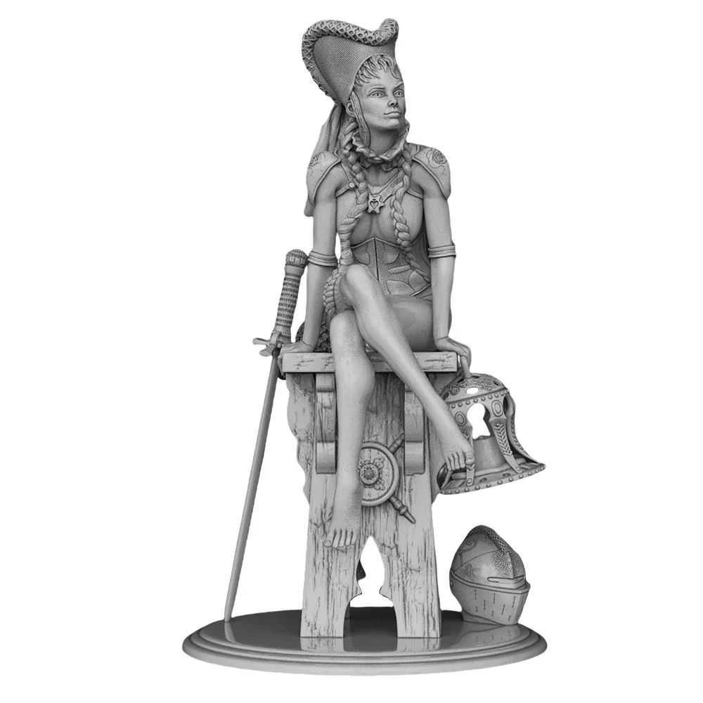 Vanessa-Kit Modelo Resina Miniatura, Plástico Sem Pintura, Anime Figure, A584, 1:16