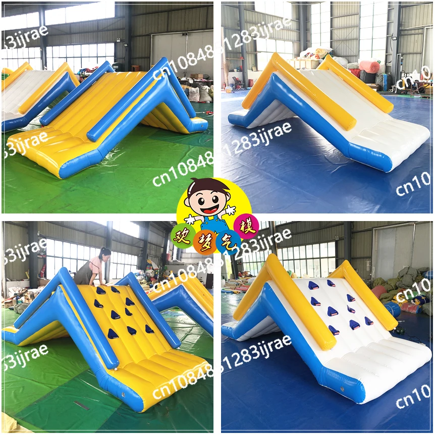 Inflatable Water Toys, Children's Small Slide, Adult Swimming Pool, Naughty Castle, Triangle Slide, Iceberg Climbing