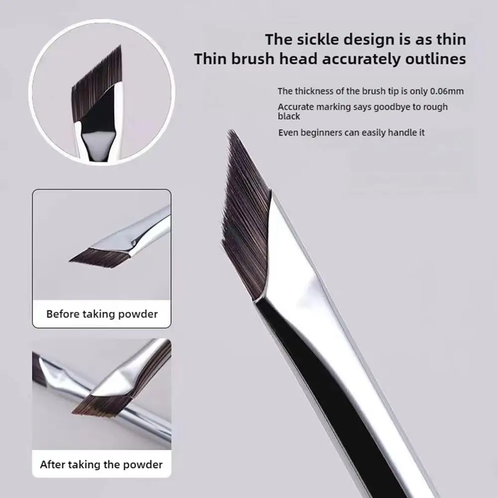 The Upgrade Blade Eyeliner-Pinsel, Augenbrauen-Platz-Make-up-Pinsel, präziser, ultradünner, flacher Augenbrauenpinsel mit feinem Winkel, Detailpinsel, 2026, neu