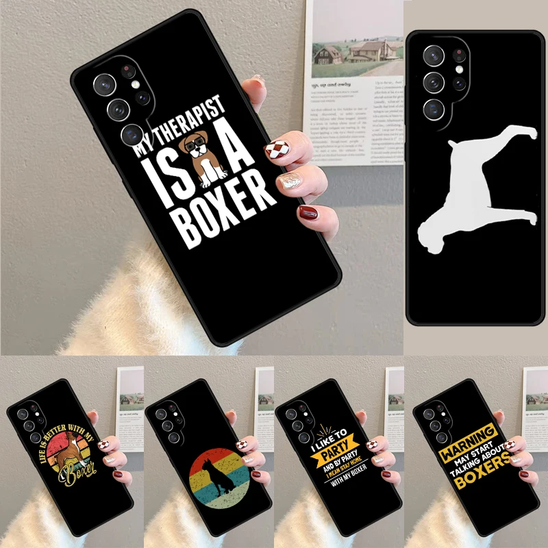 Anatomy Of A Boxer Dog Phone Case for Samsung Galaxy note 10 pro S26 Ultra S23 S24 FE S25 S21 S22 PLUS shockproof Cover