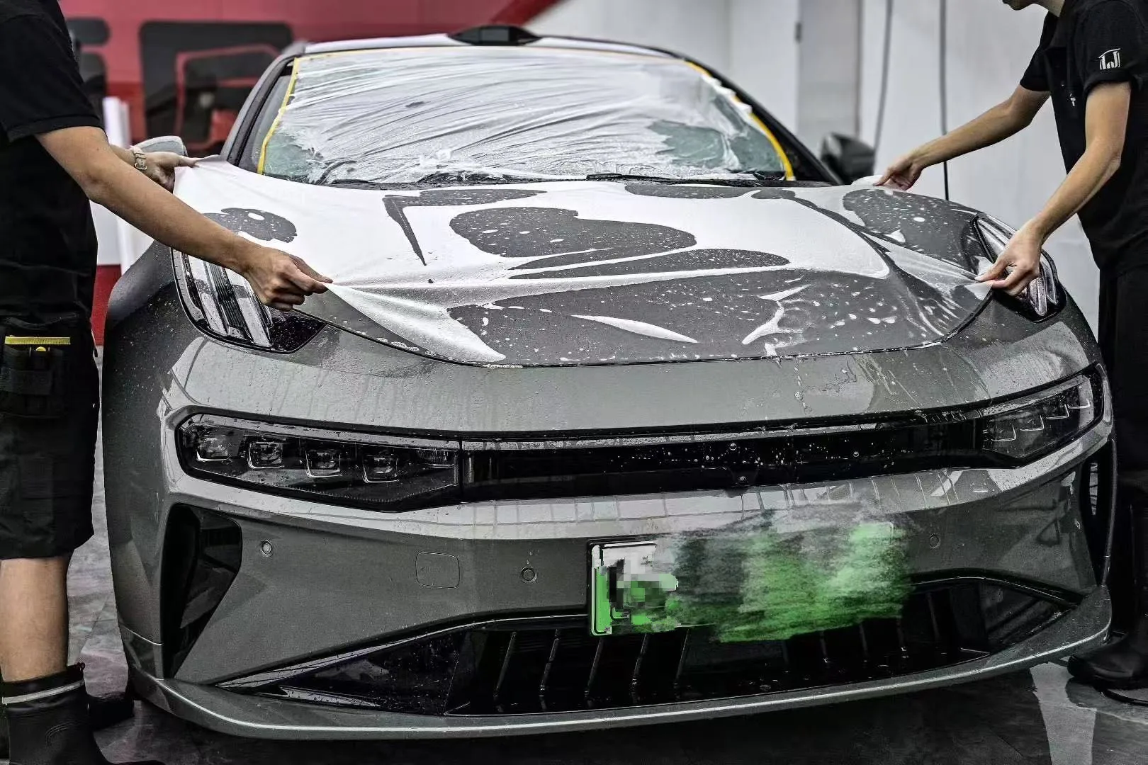 TPU glossy PPF car paint transparent protective film 1.52m *15m per roll, easy to install and self-healing Lustrous and transpar