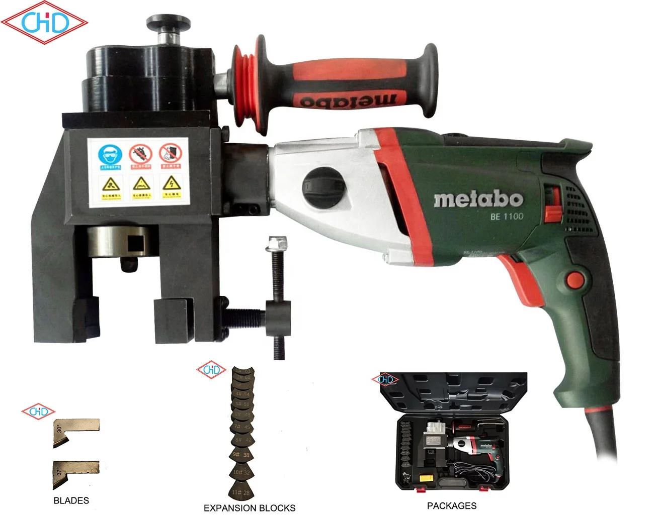 Semi Automatic Manual Pipe Cutting Machine Pipe Beveling Machine for Pipe Fitting