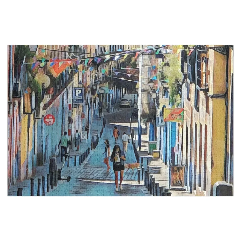 

Madrid streets Jigsaw Puzzle Christmas Gifts With Personalized Photo Puzzle