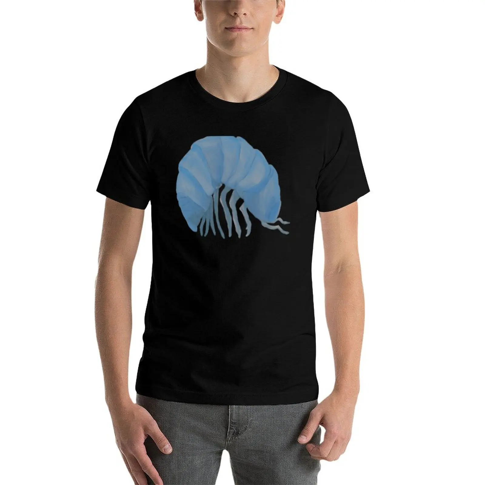 

real isopod hours T-Shirt cotton tshirt 100% black cotton t-shirt plain for man package t shirt custom print T-Shirt
