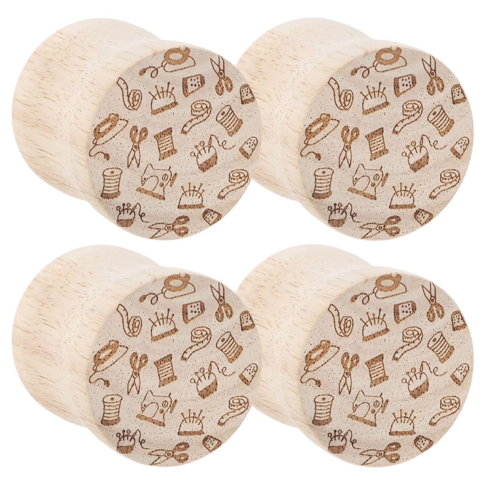 

4Pcs Sewing Weights Heavy Wooden Fabric Paperweights Pattern Cutting Dressmaking Quilt Tailor Craft Tool Supplies