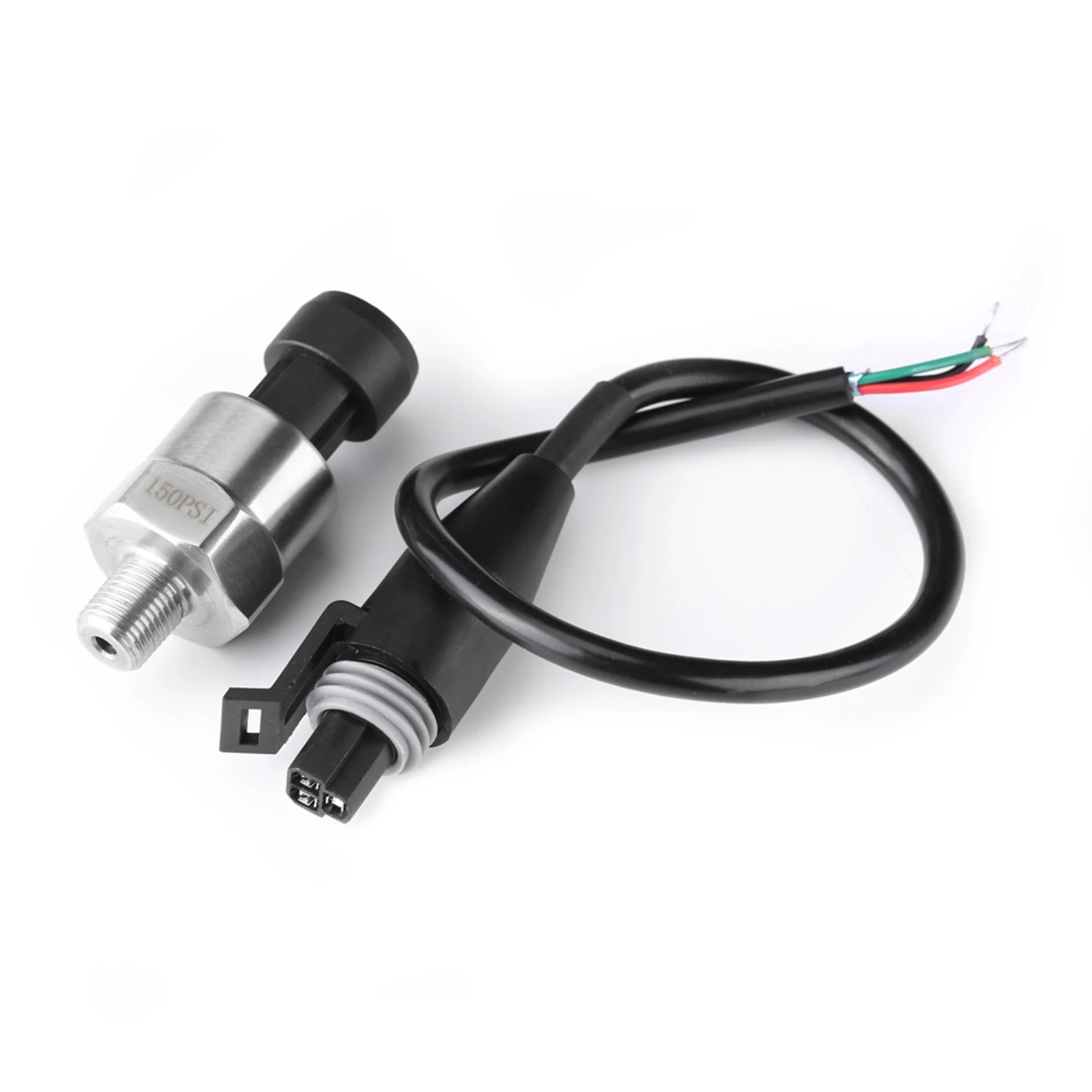 Drucksender 1/8 NPT Gewinde Edelstahl Druckwandler Sender Sensor für Öl Kraftstoff Luft Wasser Drucksensor