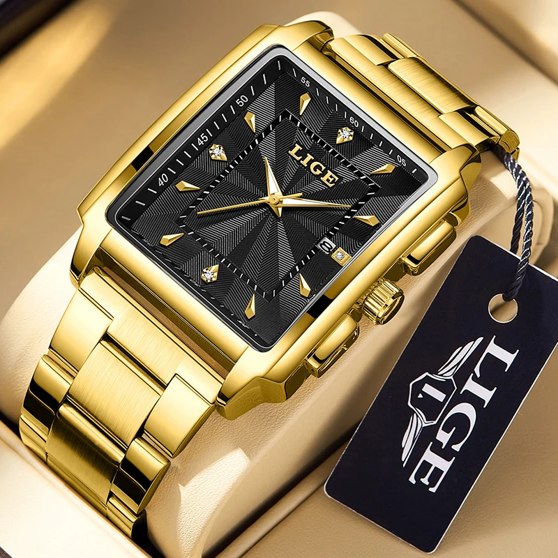 

LIGE mens wristwatch 2026 TOP Luxury Waterproof Luminous Date Clock quartz men sports watches casual fashion male watch reloj