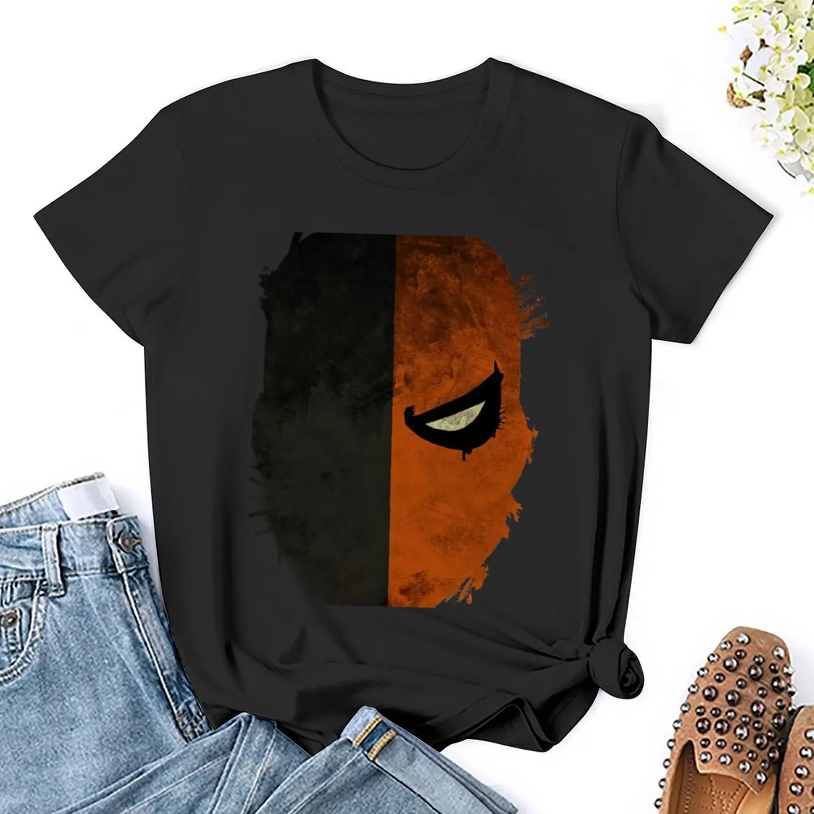 Deathstroke T-Shirt lady clothes female Aesthetic clothing graphic t-shirts for Women