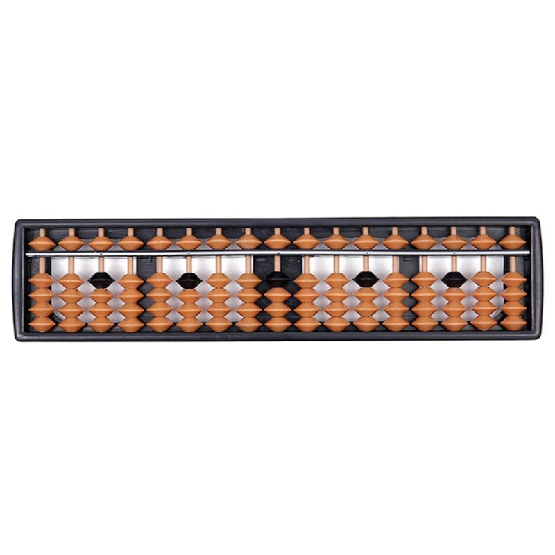 Draagbare Klassieke 17 Rij Abacus Chinese Vintage Abs Abacus Calculator Kinderen Math Berekening Tool Voor Wiskunde Klassen