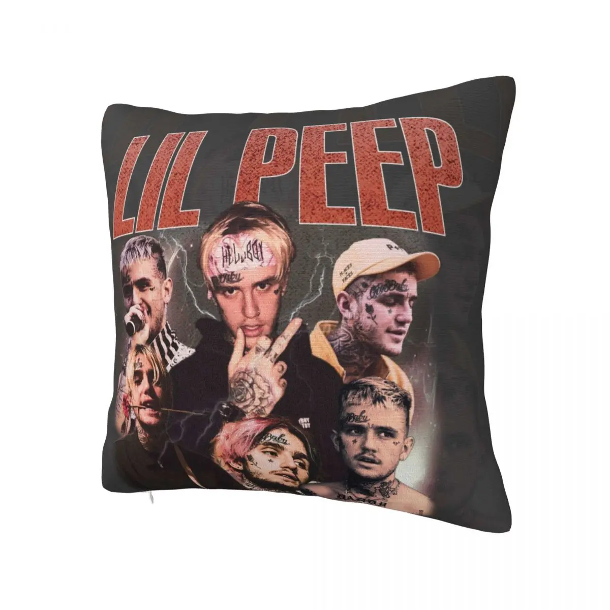 Lil Peep Pillowcase Printing Polyester Cushion Cover Decoration Pillow Case Cover Home Wholesale 45X45cm