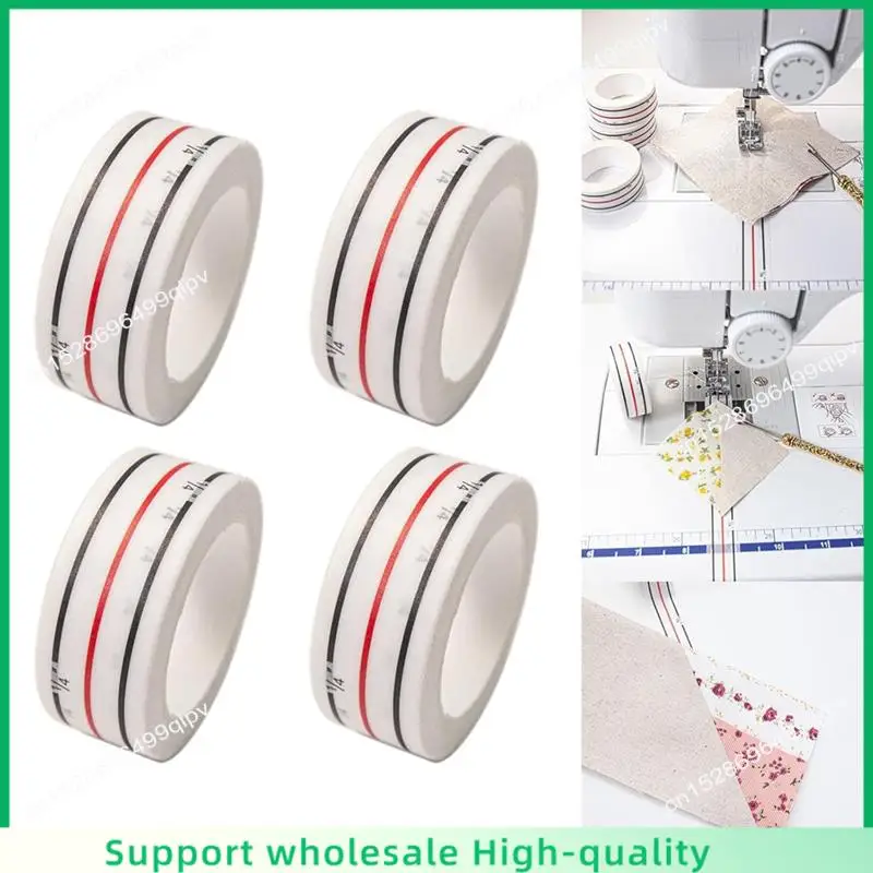 

ABSF 4Pcs Seamingly Seam Guide Instruction Tool Sewing Basting Tape Machine Sewing Machines Seam Tapes