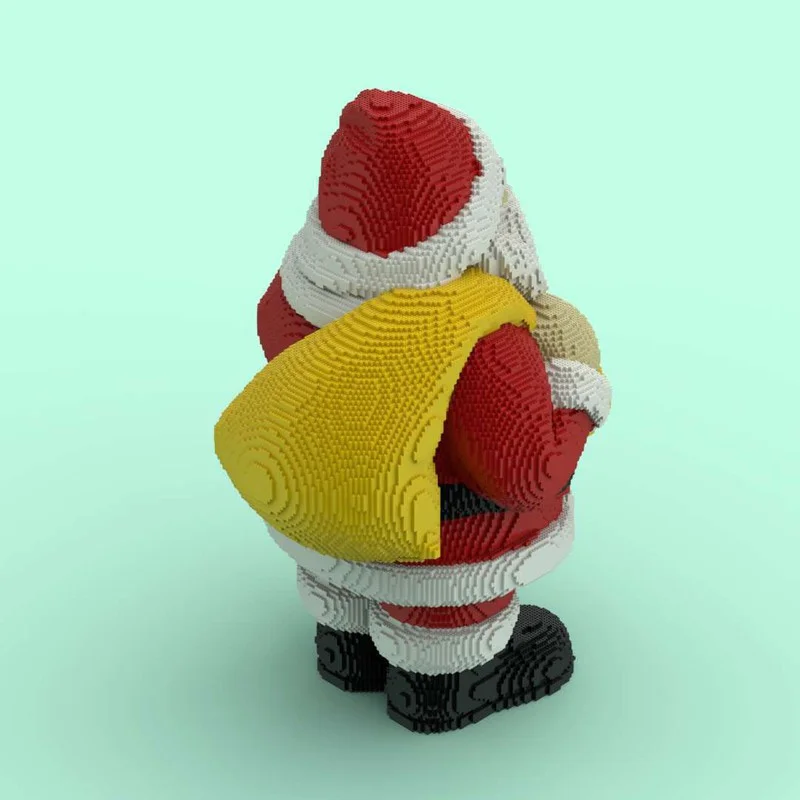 26785 قطعة MOC كبيرة جدًا سانتا كلوز نموذج موسمي اللبنات هدايا عيد الميلاد العمارة تجميع اللعب لتقوم بها بنفسك الطوب للأطفال