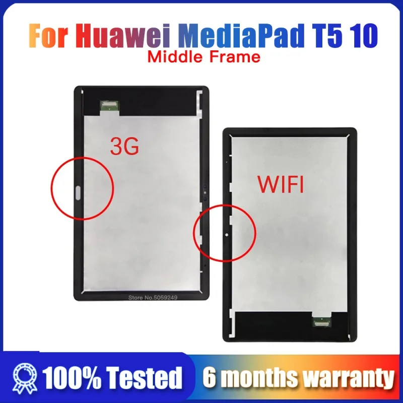 100% Test Original For Huawei MediaPad T5 10 AGS2-L09 AGS2-W09 AGS2-L03 AGS2-W19 LCD Display Touch Screen Digitizer Assembly