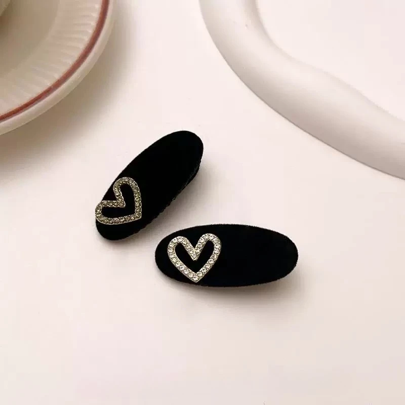 

Rhinestone oval hair clip pin for girl women accessories makeup kpop sweets cute leading fashion trendy mini barrette crab 2025