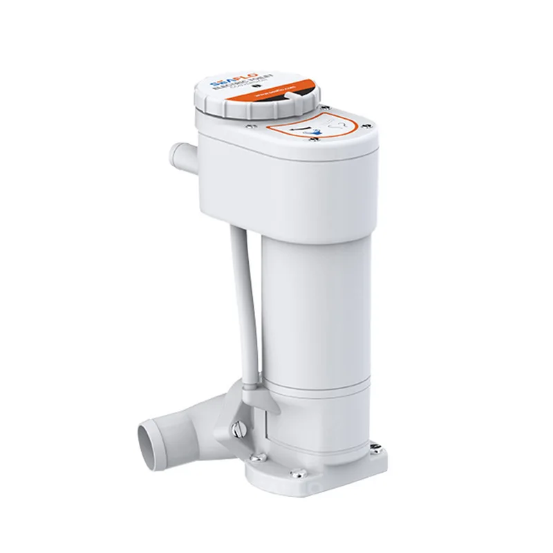 

ISURE MARINE Marine Self-priming Vertical Electric Toilet Pump 12V/24V Marine Toilet Fittings Boat Toilet