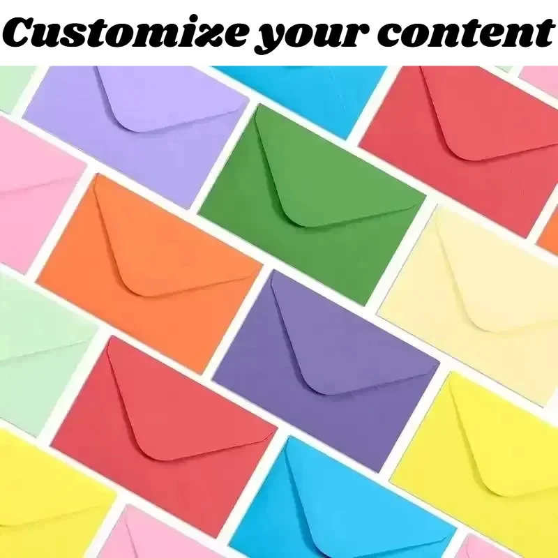 20 PCS 32.4x22.9cm Custom Double Sided Offset Paper Envelopes with Full Color Printin