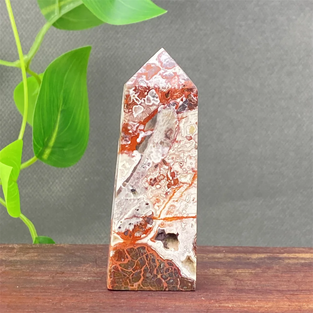 

Natural Mexican Agate Crystal Healing Gemstone Pointing Symbolic Wedding Gift Rebirth Transformation Souvenir