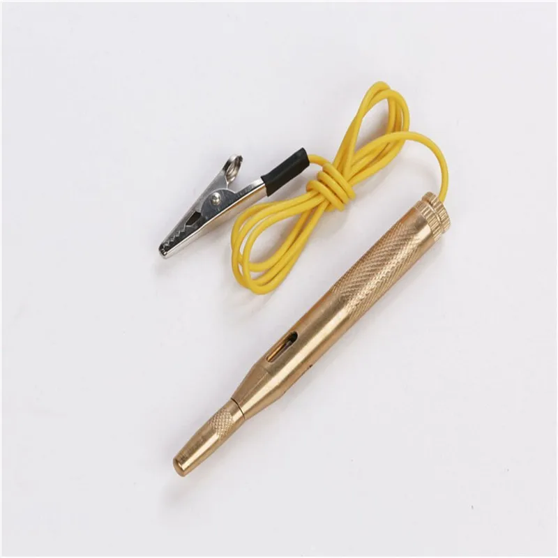 Diagnostic Tools DC 6V 12V 24V Copper Auto Car Light Circuit Tester Lamp Voltage Test Pen Detector Probe Light System Test