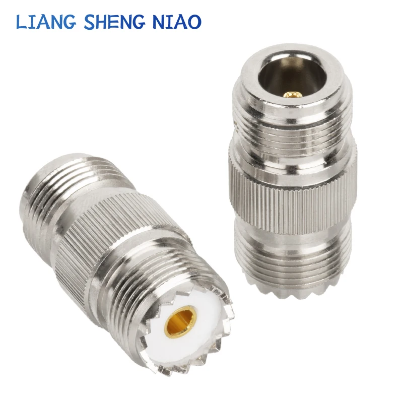 1pcs UHF PL259 SO239 TO N Connector UHF Female Jack To N Female Plug RF Coax Connector Straight Adapter SL16 L16 N Crossover sub