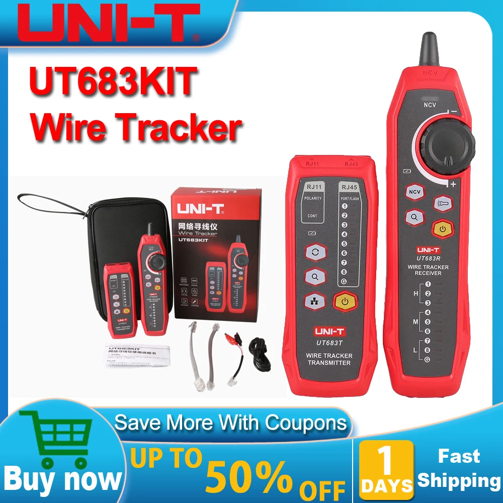 UNI-T UT683KIT line finder di rete digitale;