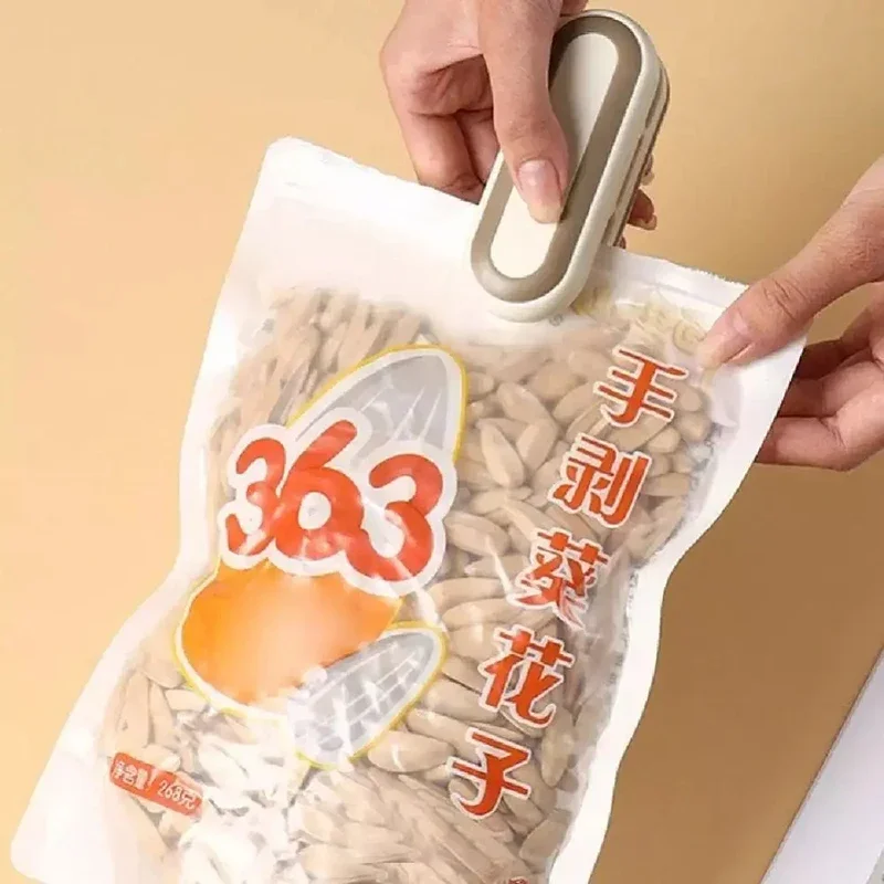 Портативная мини-запечатывающая машина для закусок, пластиковая машина для запечатывания упаковки, бытовой пластиковый пакет, зажим для консервации пищевых продуктов