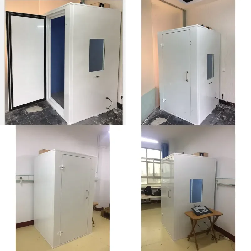 Soundproof Listening Room Booth with Single Door for Home Studio Recording and Podcasting