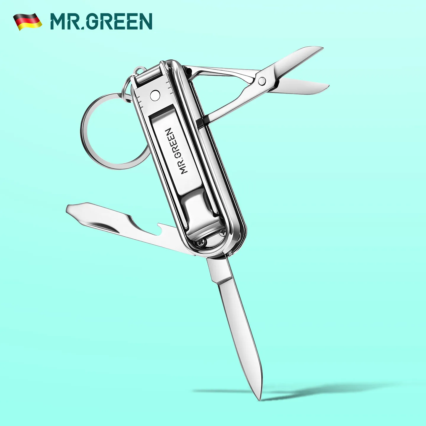 MR.GREEN multifunctional nail clipper keychain nail clipper