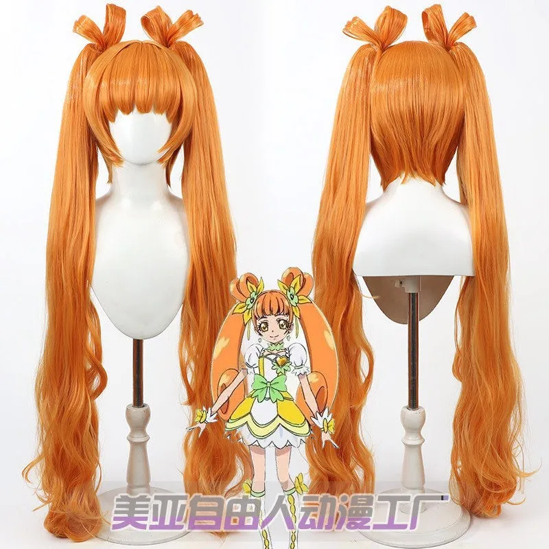 

Парик для косплея Аниме Pretty Cure Юки Хошизора, реквизит для Хэллоуина и карнавальных вечеринок, синтетические волосы, термостойкое волокно + бесплатная шапочка для парика