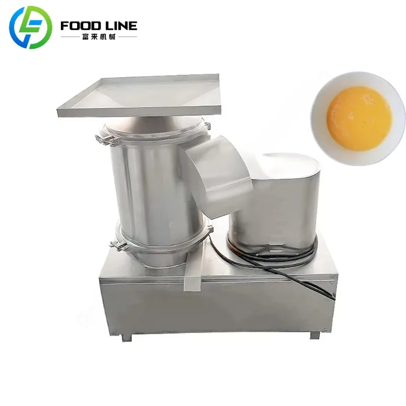 

Custom Food Grade Eggshell Crusher 304 Stainless Steel Centrifugal Separator Equipment With Core Drive System For Industrial Use