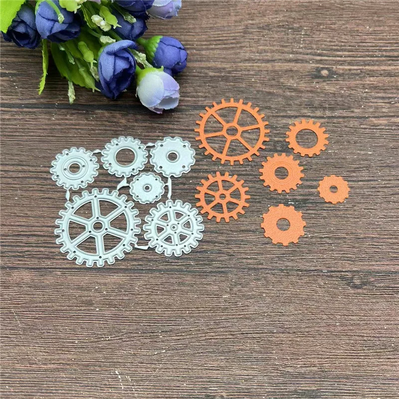 Puzzle tłoczone biegów szablon do cięcia stali węglowej umiera Album na zdjęcia DIY do scrapbookingu wytłaczania papieru robienie kartek