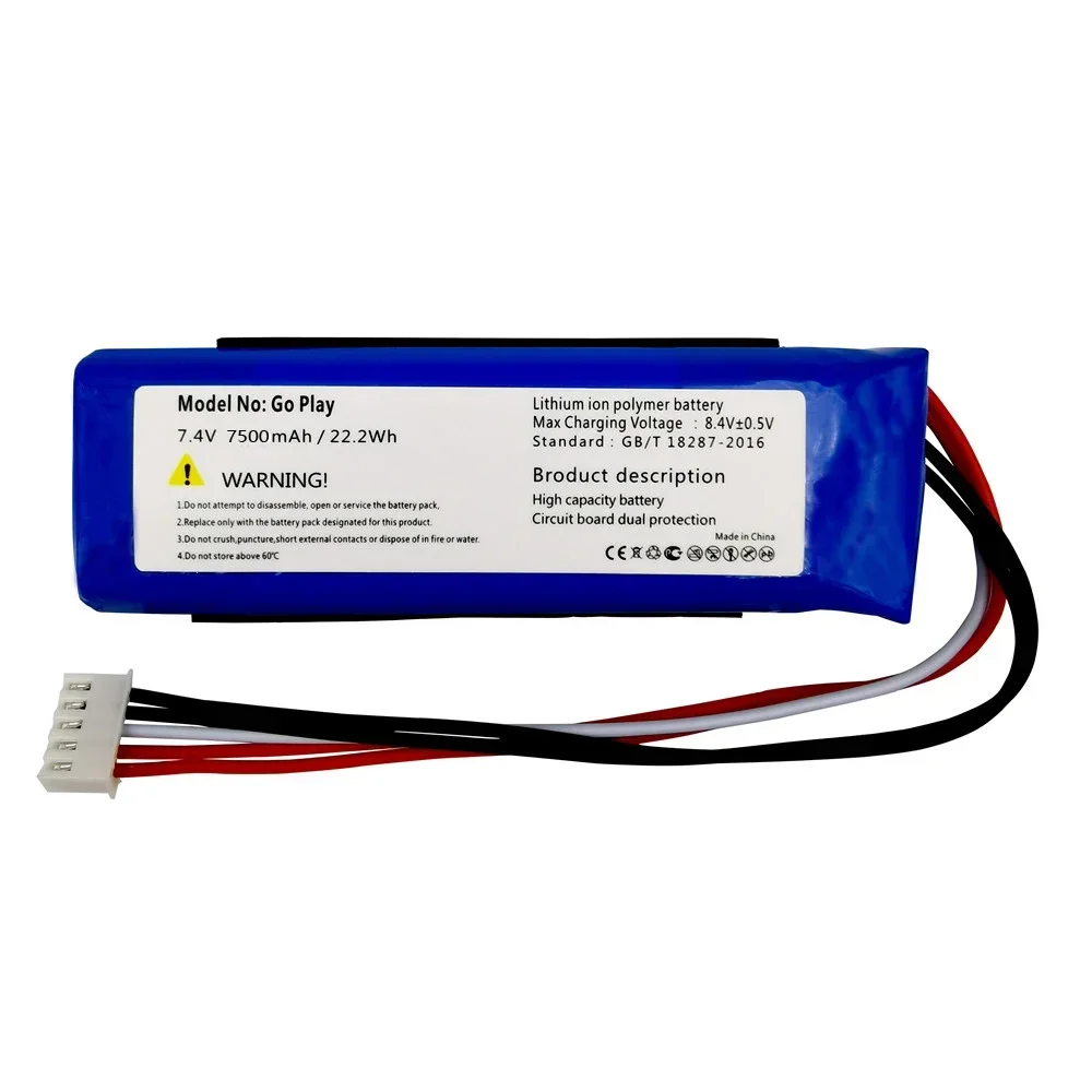 GSP1029102 01 Top Brand 100% New 7500mAh Battery for Harman Kardon Go Play Mini / Go Play Speaker Batteries + free gfit