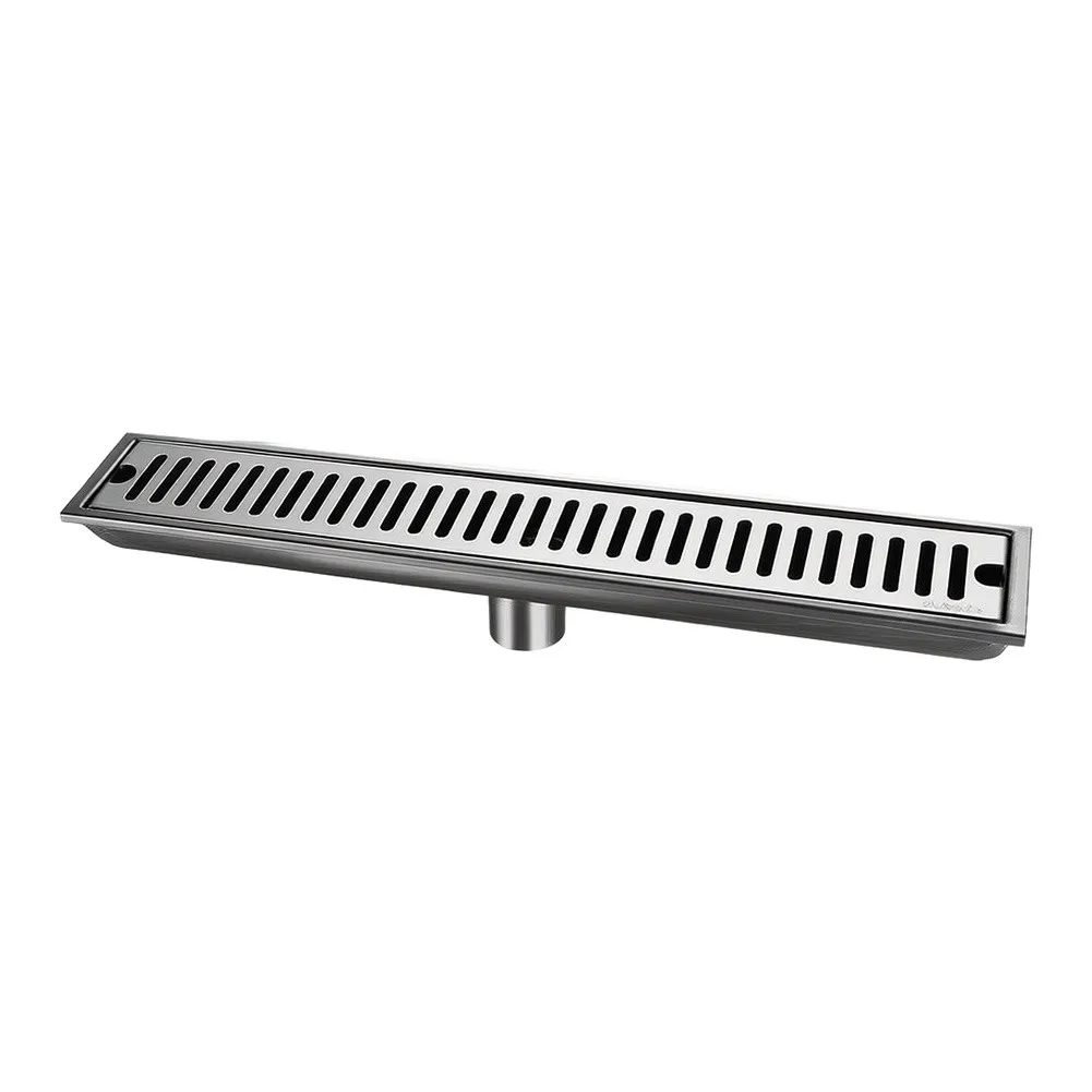 For Premium 304 SS Linear Drain 10x40cm for Bathroom Wet Areas with Dual Installation Options and Clog Prevention