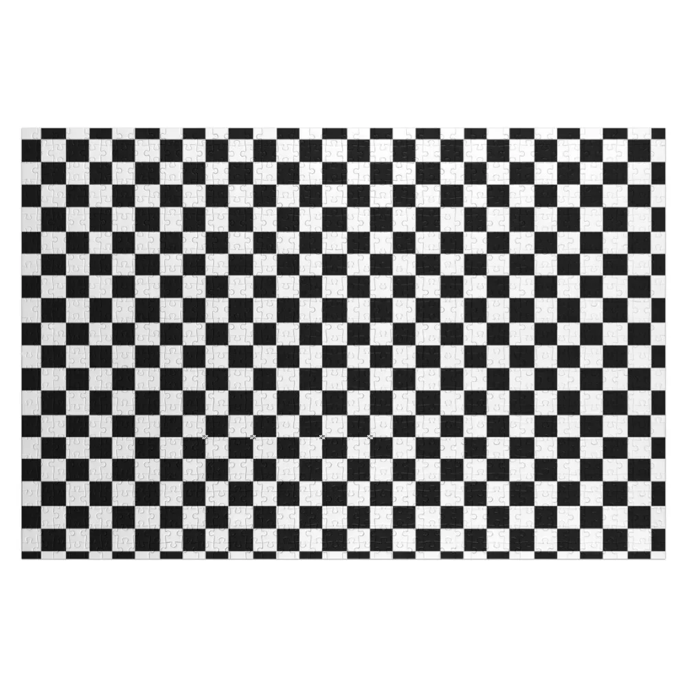 

Checkerboard B/W Jigsaw Puzzle Customized Kids Gift Photo Personalized Gifts Puzzle