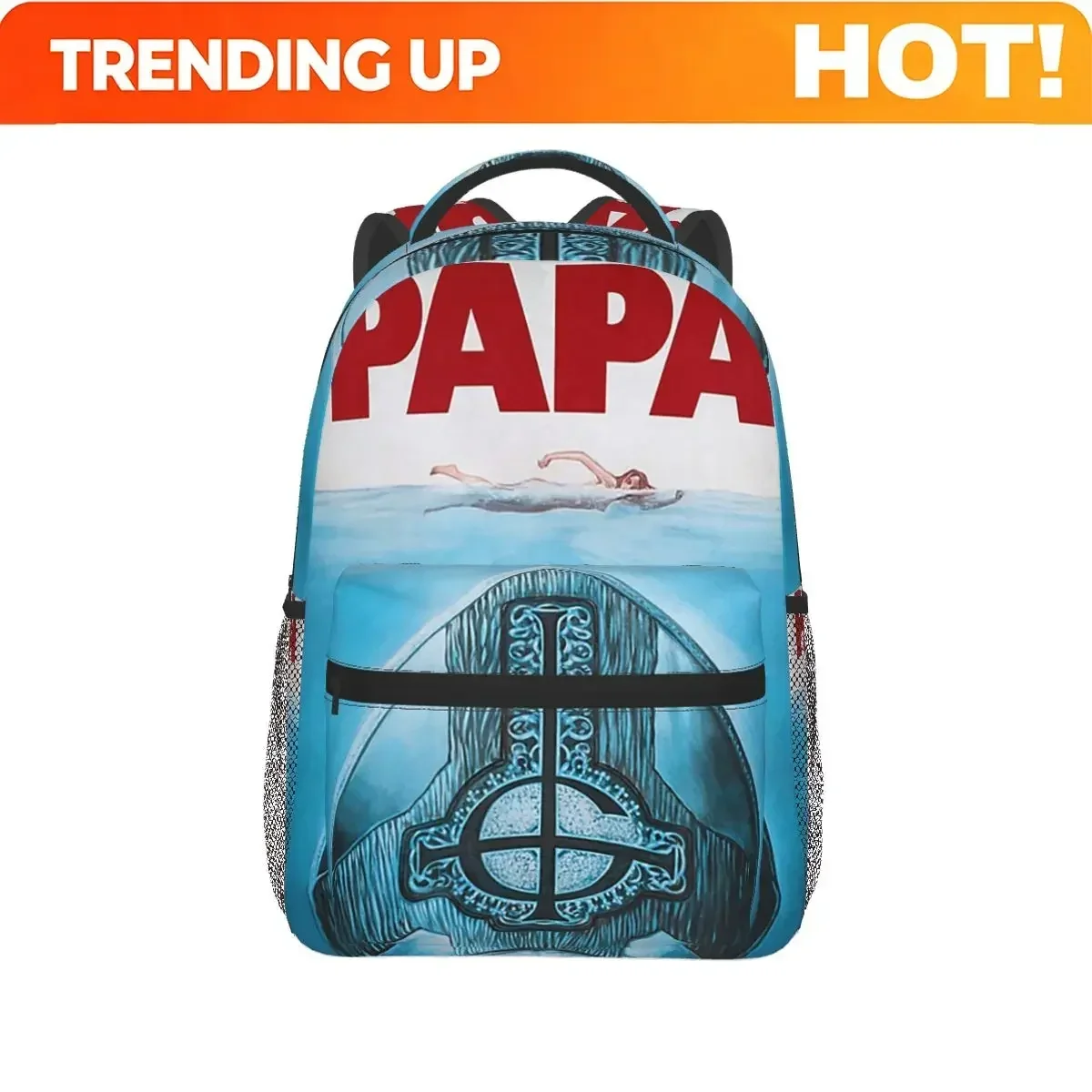 Custom Bag Swedish Rock Band Horror Ghost Backpack Hot Sale Daypack Large Capacity Boy Girls BookBag School Bag Shoulder Bags